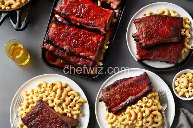 BBQ Ribs with Killer Mac and Cheese
