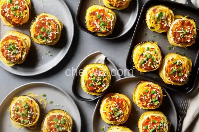 BBQ Spaghetti Squash Sliders