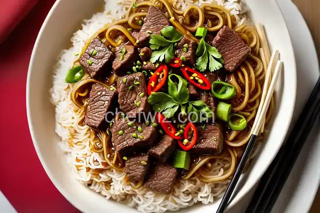 BEEF CHOWFAN (chowking-ish)