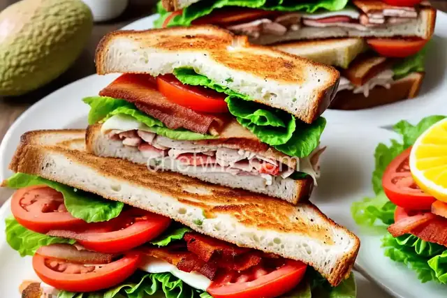 BLT Turkey Club With Avocado