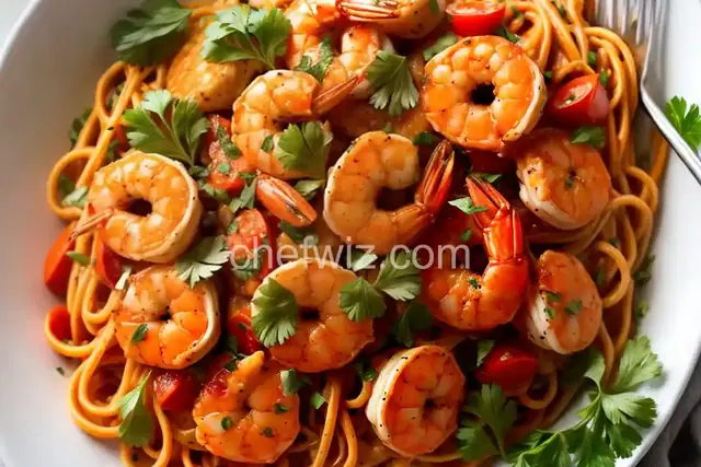 BUFFALO SHRIMP PASTA