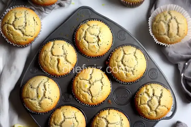 Babs' Lemon Poppy Seed Muffins