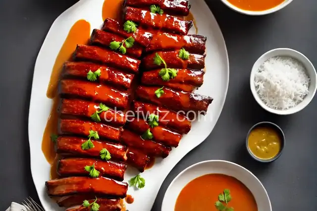 Baby Back Ribs with Papaya Sauce