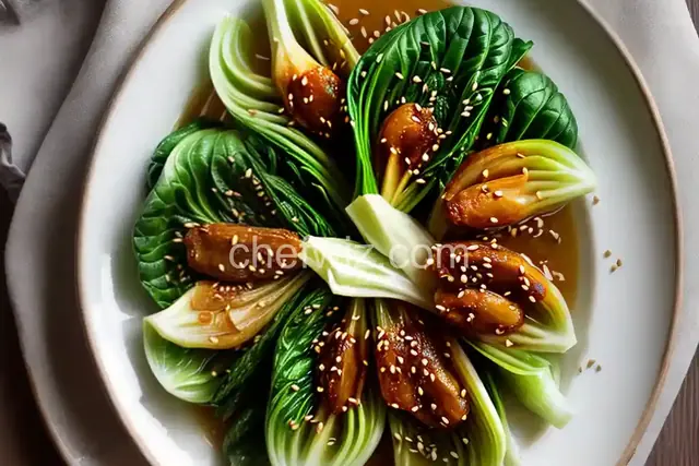 Baby Bok Choy with Oyster Sauce