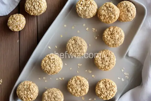Baby-Led Weaning Oatmeal Bites
