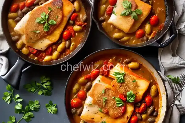 Baccalà alla Napoletana (Neapolitan-Style Braised Salt Cod With Tomatoes, Olives, and Capers)