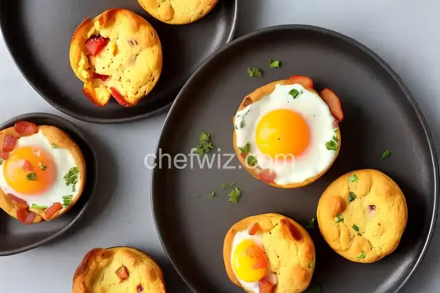 Bacon & Egg Biscuit Cups