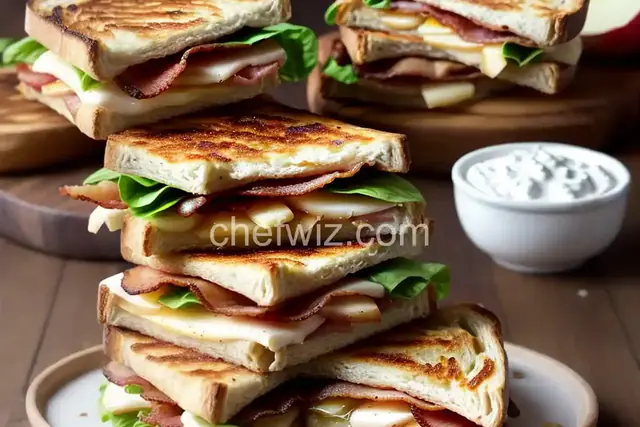Bacon, Apple and Brie Panini