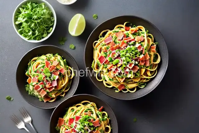 Bacon Avocado Pasta