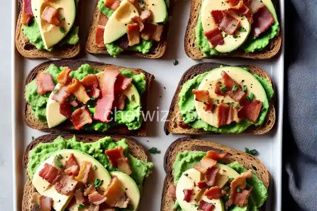 Bacon-Avocado Toast Bar