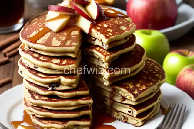 Bacon Bourbon Apple Pancakes