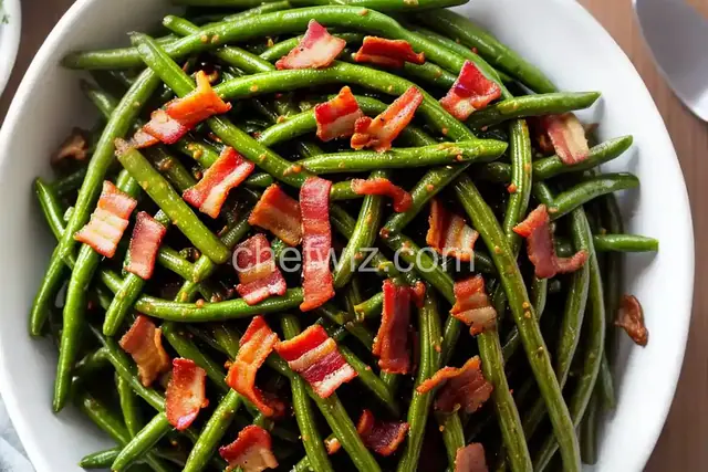 Bacon Braised Green Beans