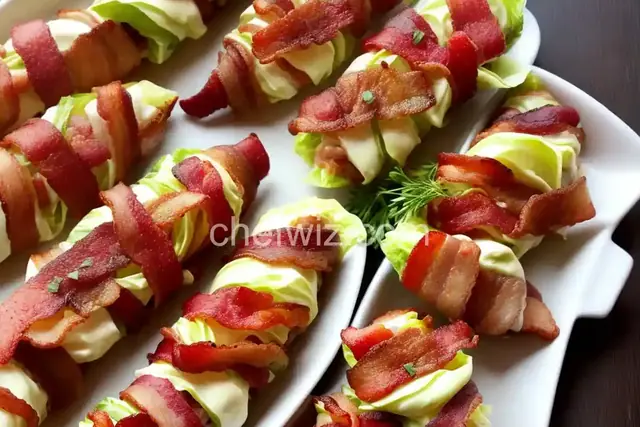 Bacon Cabbage Dippers