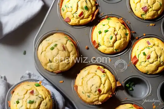 Bacon Cheddar Chive Muffins