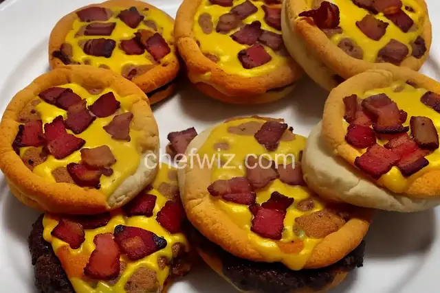 Bacon Cheeseburger Crescent Ring