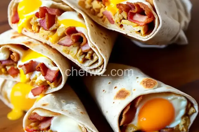 Bacon, Egg, and Cheese Breakfast Burrito Recipe