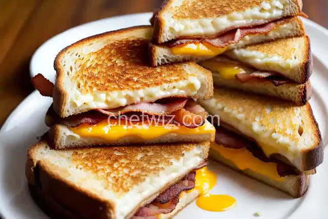 Bacon, Egg and Maple Grilled Cheese