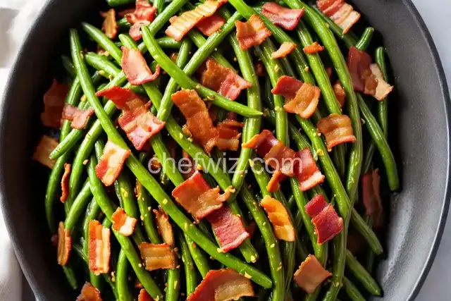 Bacon-Garlic Green Beans