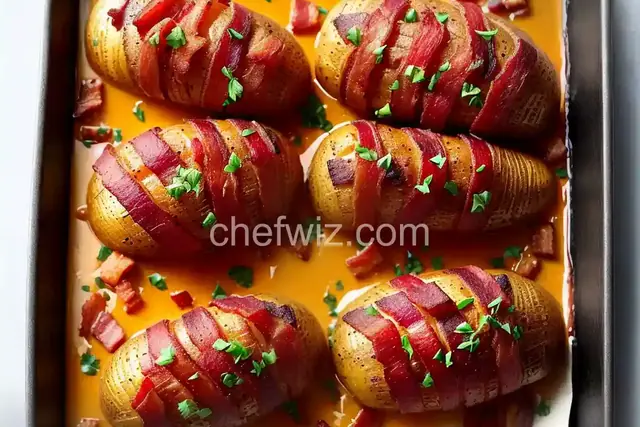 Bacon Hasselback Potatoes