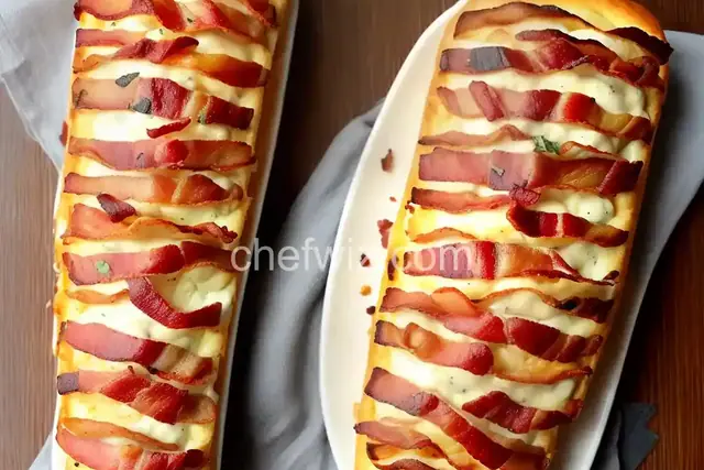 Bacon Ranch Cheesy Bread
