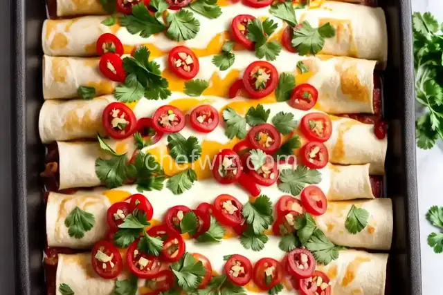 Bacon-Ranch Chicken Enchiladas