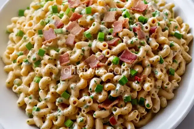 Bacon Ranch Macaroni Salad