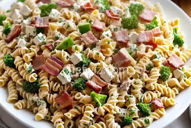 Bacon Ranch Pasta Salad