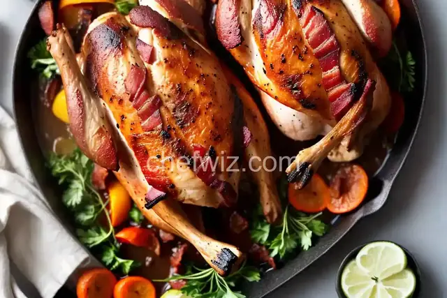 Bacon Roasted Chicken