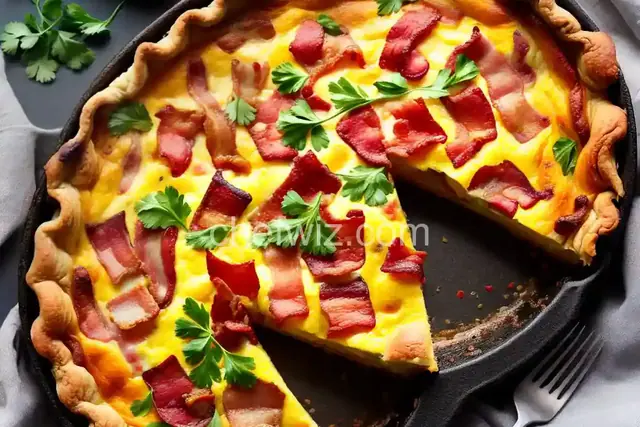 Bacon Rose Quiche