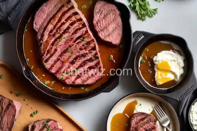Bacon Steak with Caramelized Butter