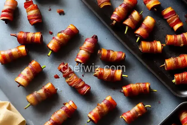 Bacon-Wrapped Dates Stuffed with Blue Cheese