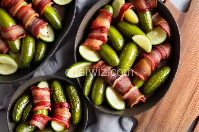 Bacon-Wrapped Pickles