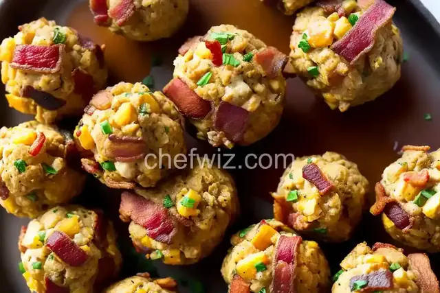 Bacon-Wrapped Stuffing Balls