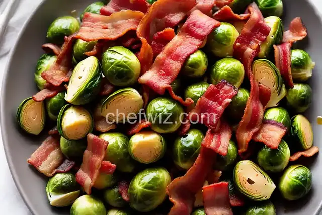 Bacon and Blue Brussels Sprouts