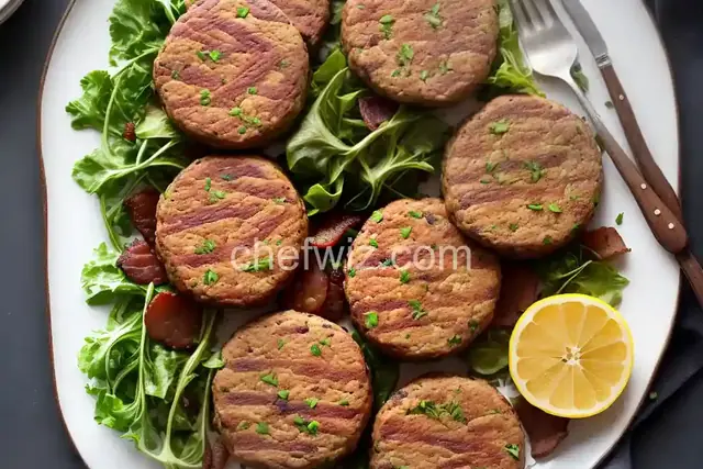 Bacon and Venison Burgers