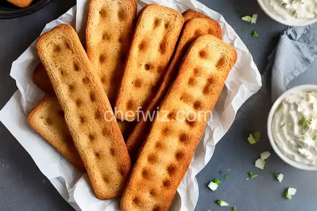 Baguette Toast Crackers Recipe