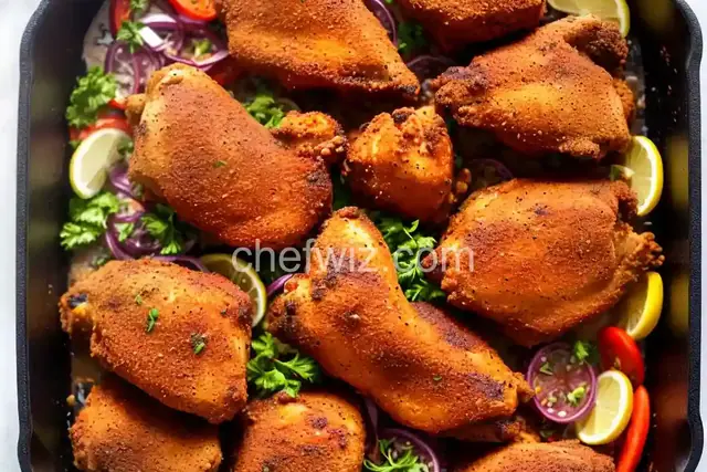Baked BBQ Fried Chicken