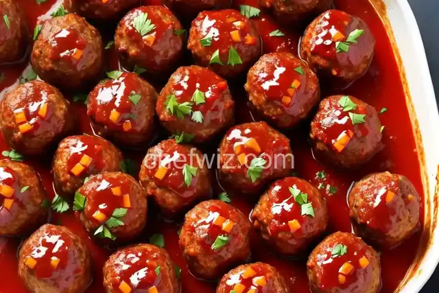 Baked BBQ Meatballs