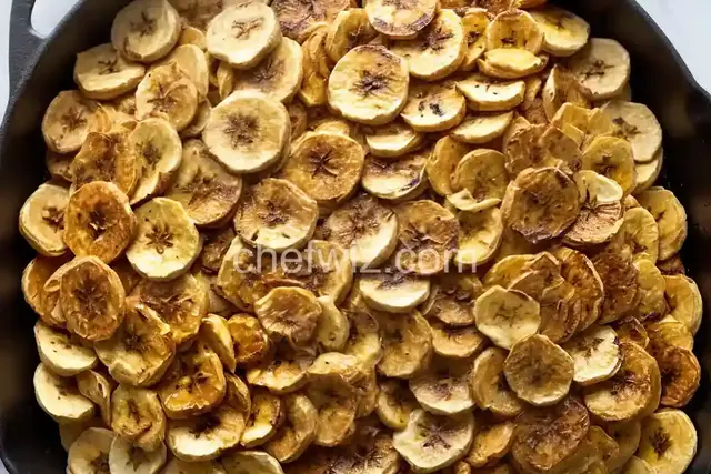 Baked Banana Chips