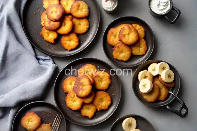 Baked Banana Fritters
