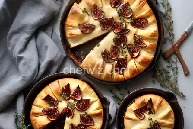 Baked Brie en Croûte With Thyme and Fig Jam Recipe