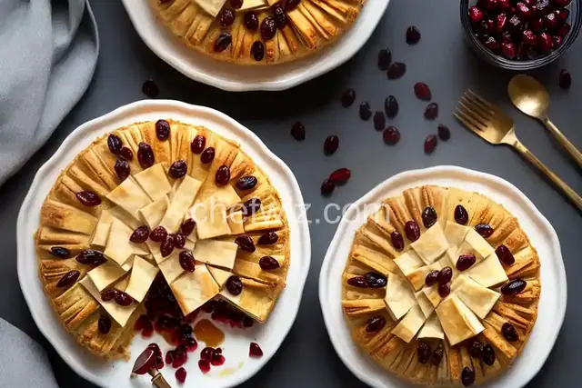 Baked Brie with Honey, Pecans, and Cranberries