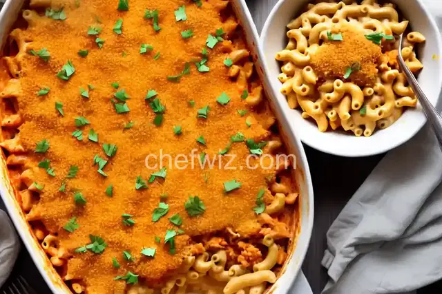 Baked Buffalo Chicken Mac and Cheese