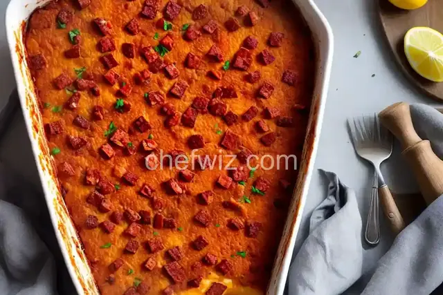 Baked Cheese with Chorizo