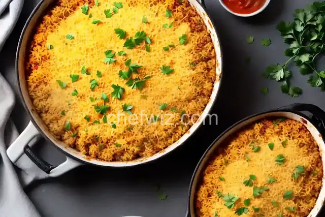Baked Cheesy Rice