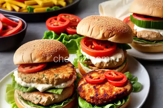 Baked Chicken Burger