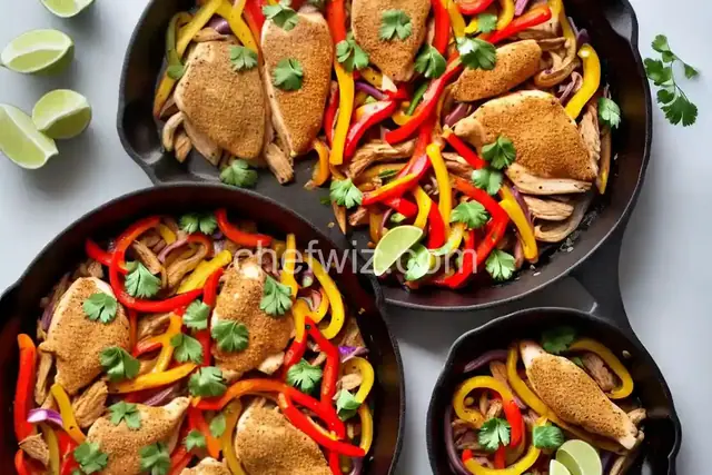 Baked Chicken Fajitas - Heart Healthy