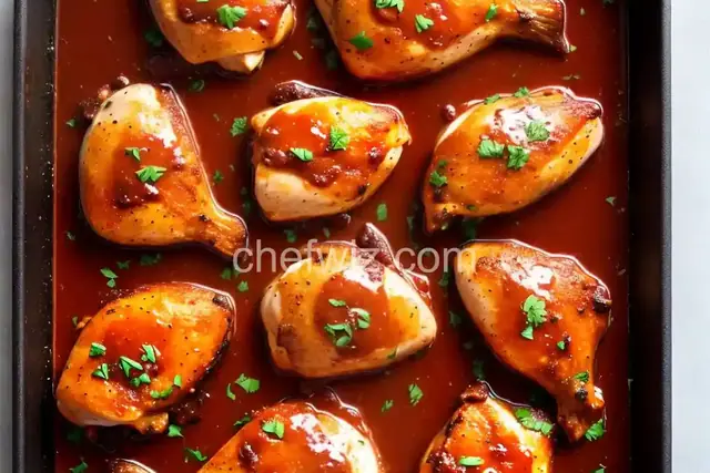 Baked Chicken In a Sweet BBQ Sauce