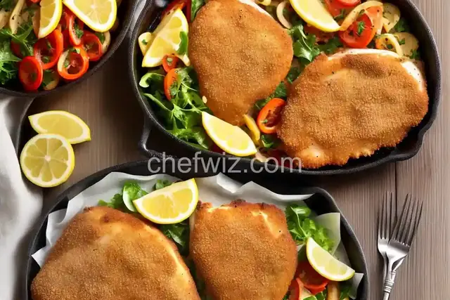 Baked Chicken Schnitzel
