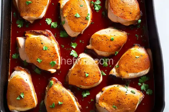 Baked Chicken Thighs